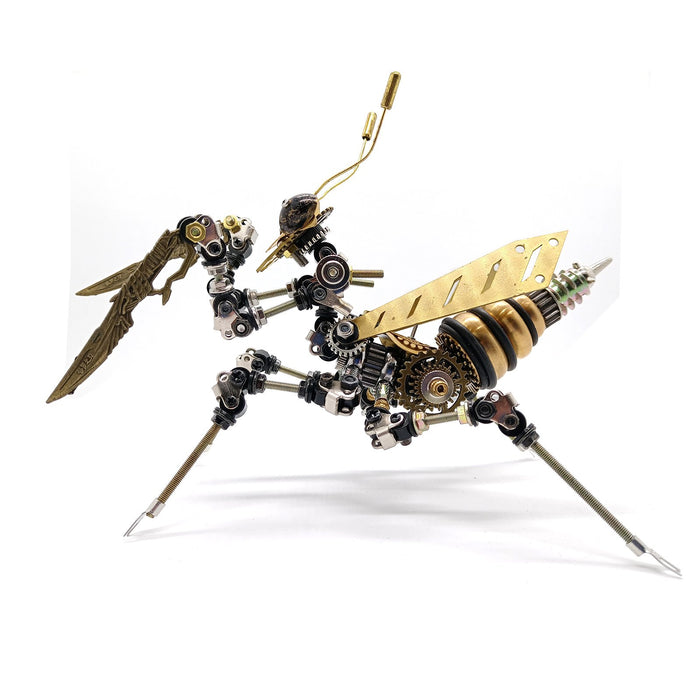 3D Metal Assembly DIY Mechanical Mantis Insect Model Puzzle kit