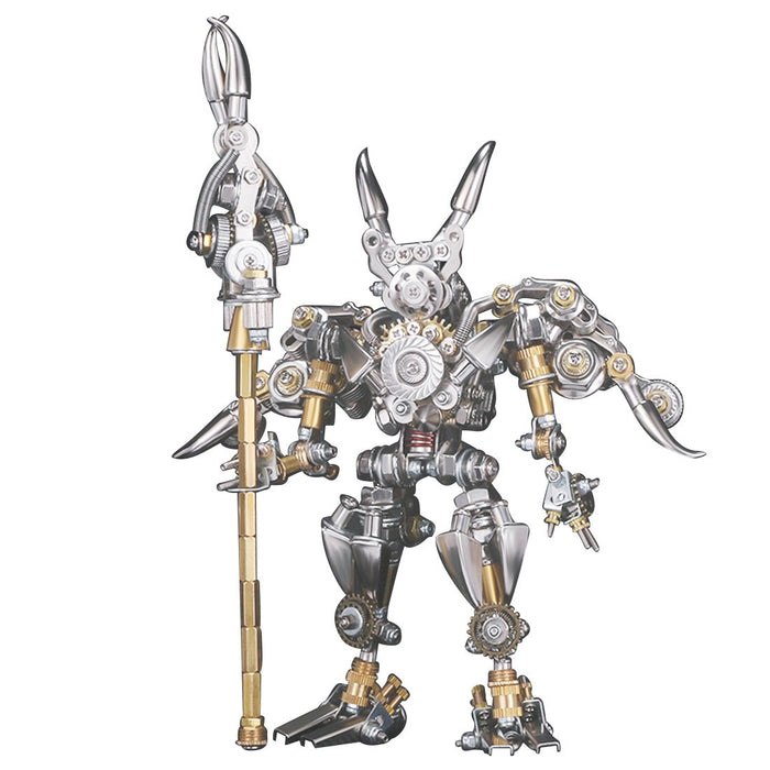 400+Pcs DIY Metal Mechanical Ancient 3D Fighting Solider Mecha Assembly Model Kit Adult