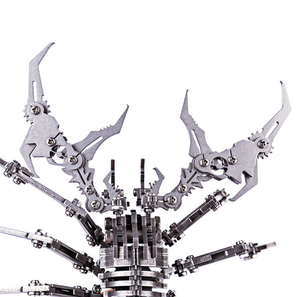 Stainless Steel Scorpion Spider Elk Horse Pterosaur Puzzle Model Kit w