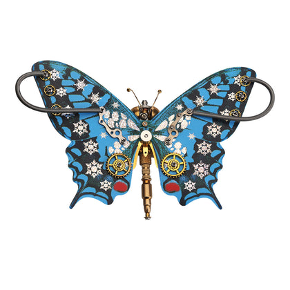 Junkin 9 Pieces Butterfly Pins Set Horror Butterfly Lapel Pins Cool Steampunk Butterfly Brooches Pins Assorted Badges Pins for Backpack Hats Clothes