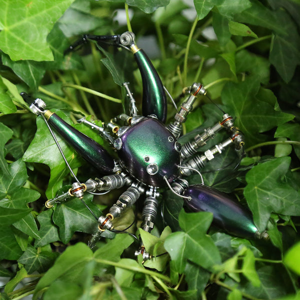 Steampunk Metal Wolf Spider Model