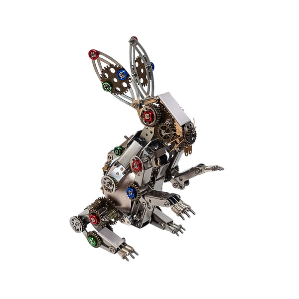 3D Metal Steampunk Puzzle Mechanical Easter Mouse Model DIY