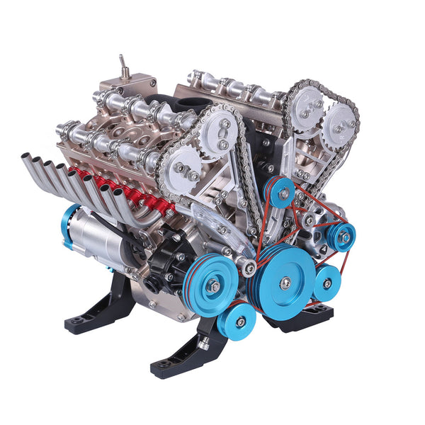 TECHING 1/10 Dual-Spool Turbofan Engine Model Kits That Runs Mechanica