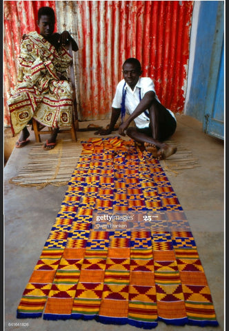 Kente Weavers in ghana