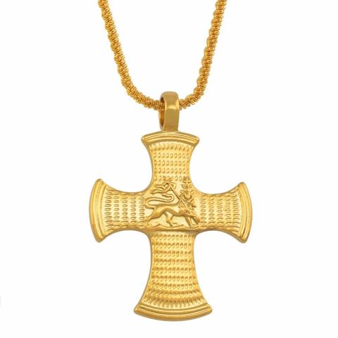 Ethiopian gold cross