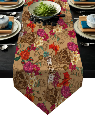 Day of the Dead table runner