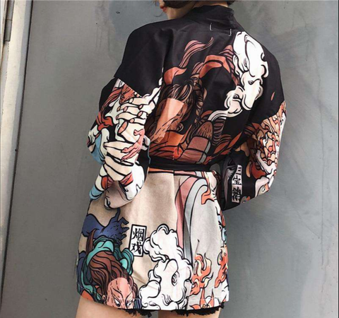 women's anime kimono