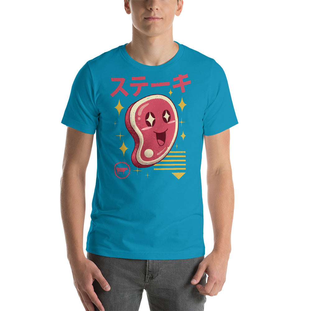 Kawaii Steak Short-Sleeve Unisex T-Shirt