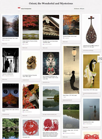 ab pinterest board Orient the Wonderful and Mysterious