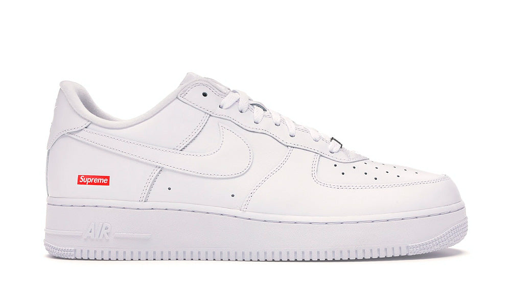 supreme air force 1 black and white