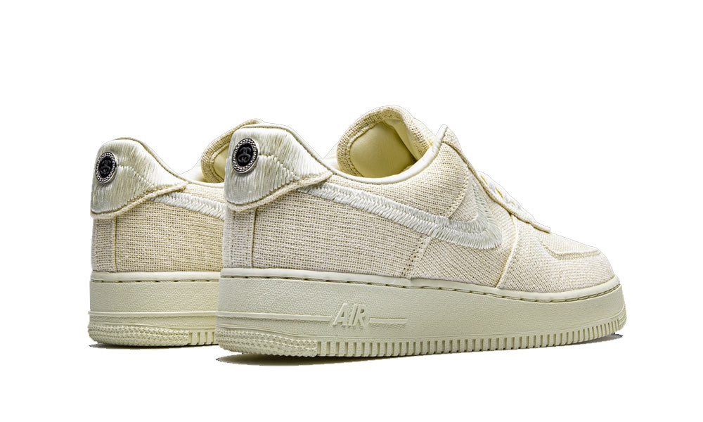 stussy x nike air force 1 fossil stone release date