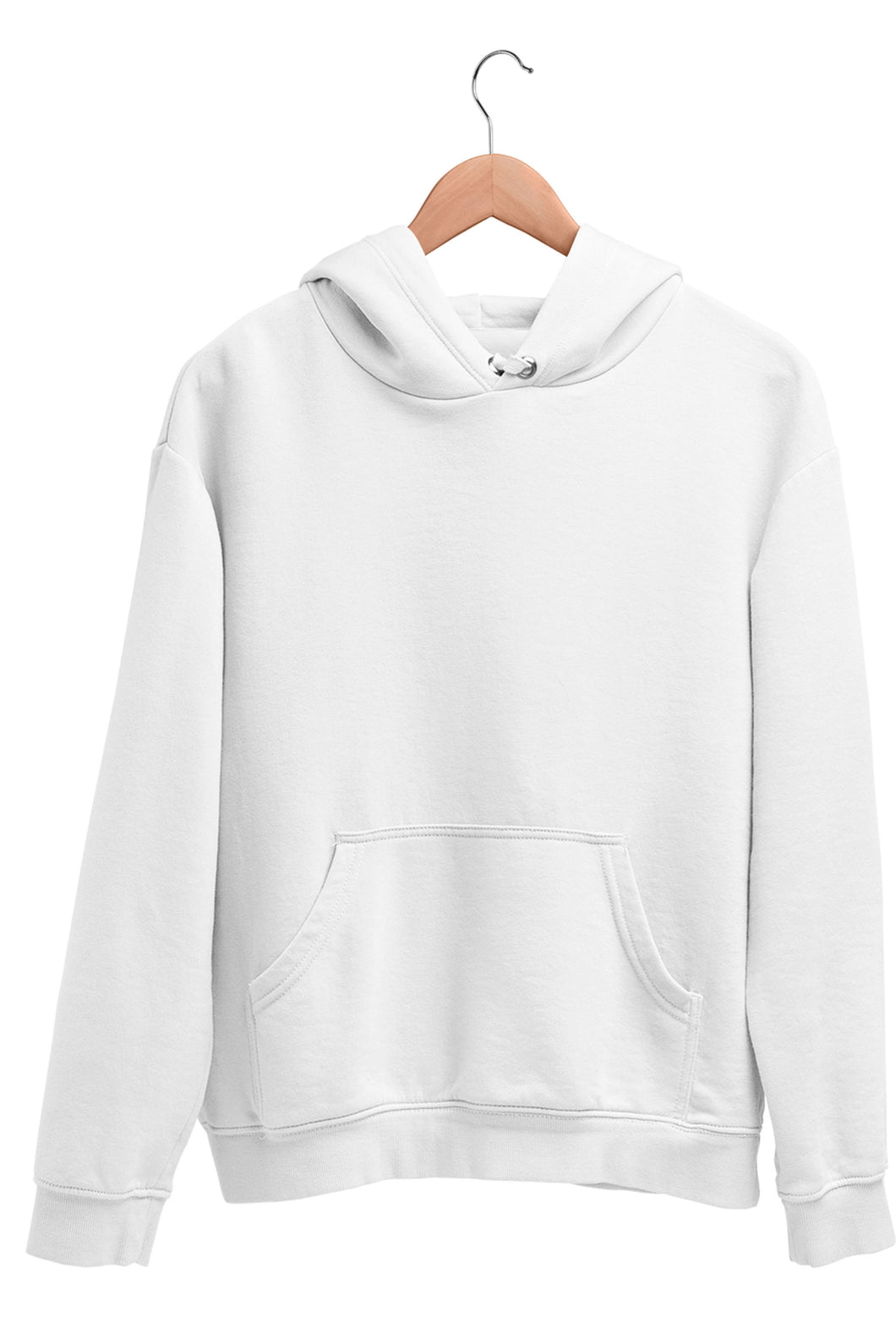 plain white hoodie