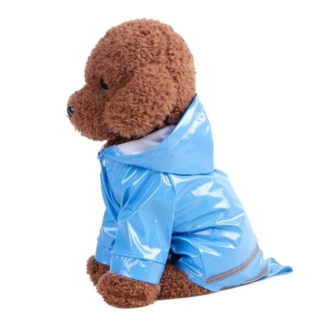 Reflective LV Raincoat  Dazzle in the Dark with Your Frenchie