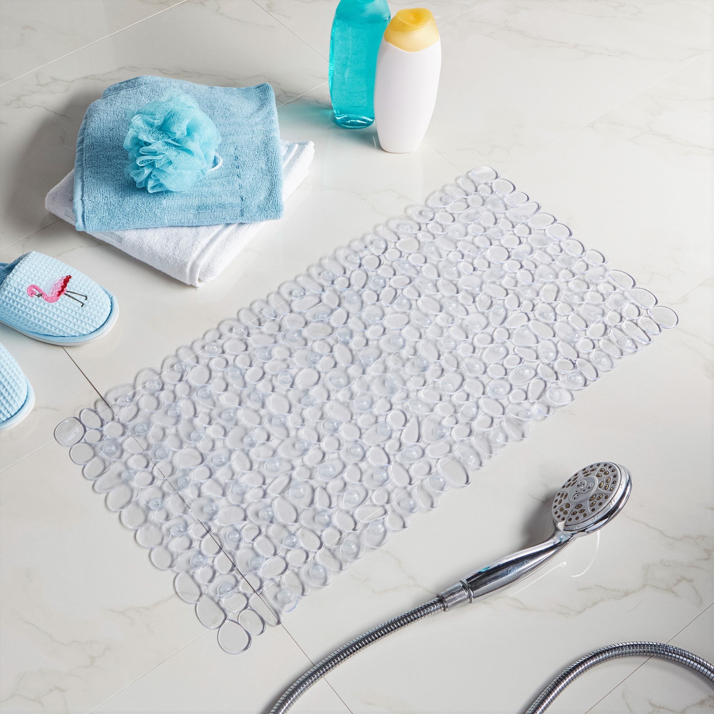 Clear Pebbles Non Slip Bath Mat Shower Mat Free Shipping Australia