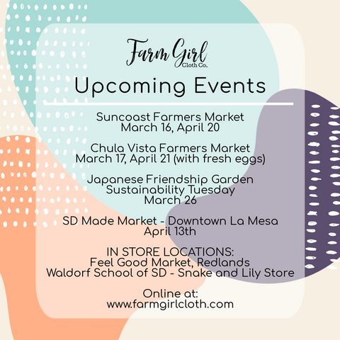 Farm Girl Upcoming Events