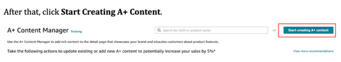 the button you'll see when you're ready to make amazon a+ content and premium a+ content and get a competitive edge