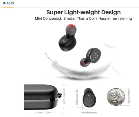 Amazon Product Image for Waterproof Ear Buds