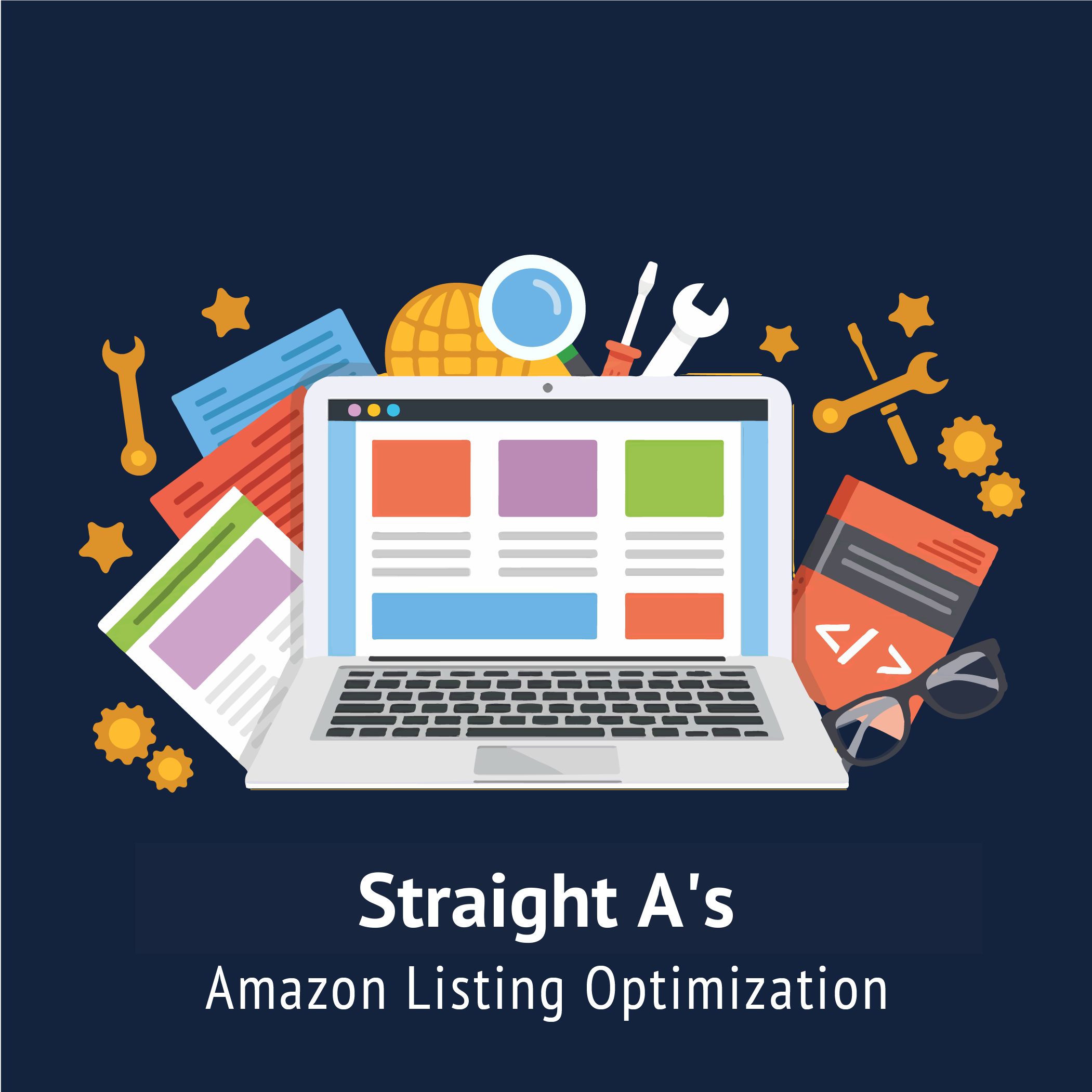 Listing　and　Emma　Service　Amazon　Straight　–　Marketing　A+　A's　Optimization　Content　by