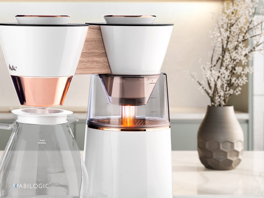 Melitta® Aroma Enhance Thermal White Coffee Maker