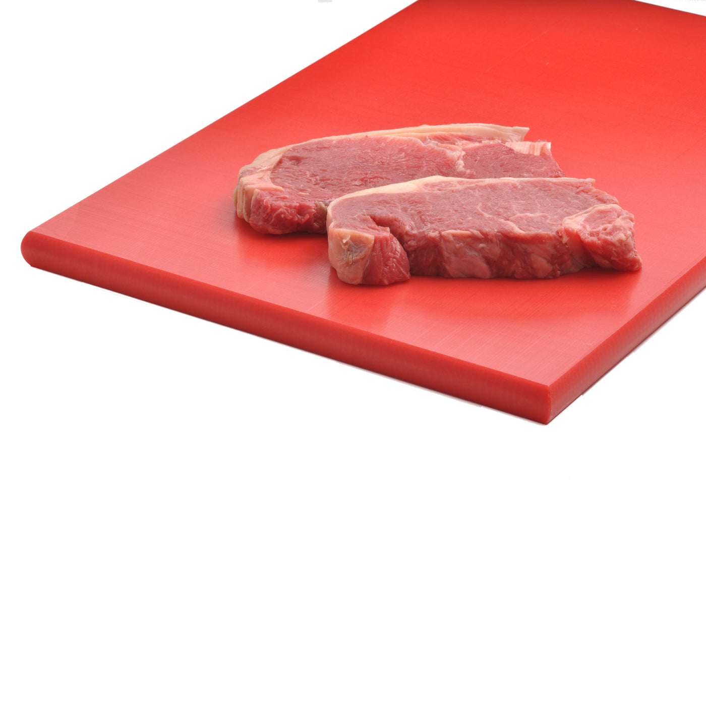 red chopping board