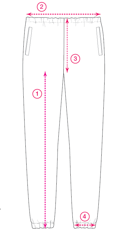 ash pants size chart