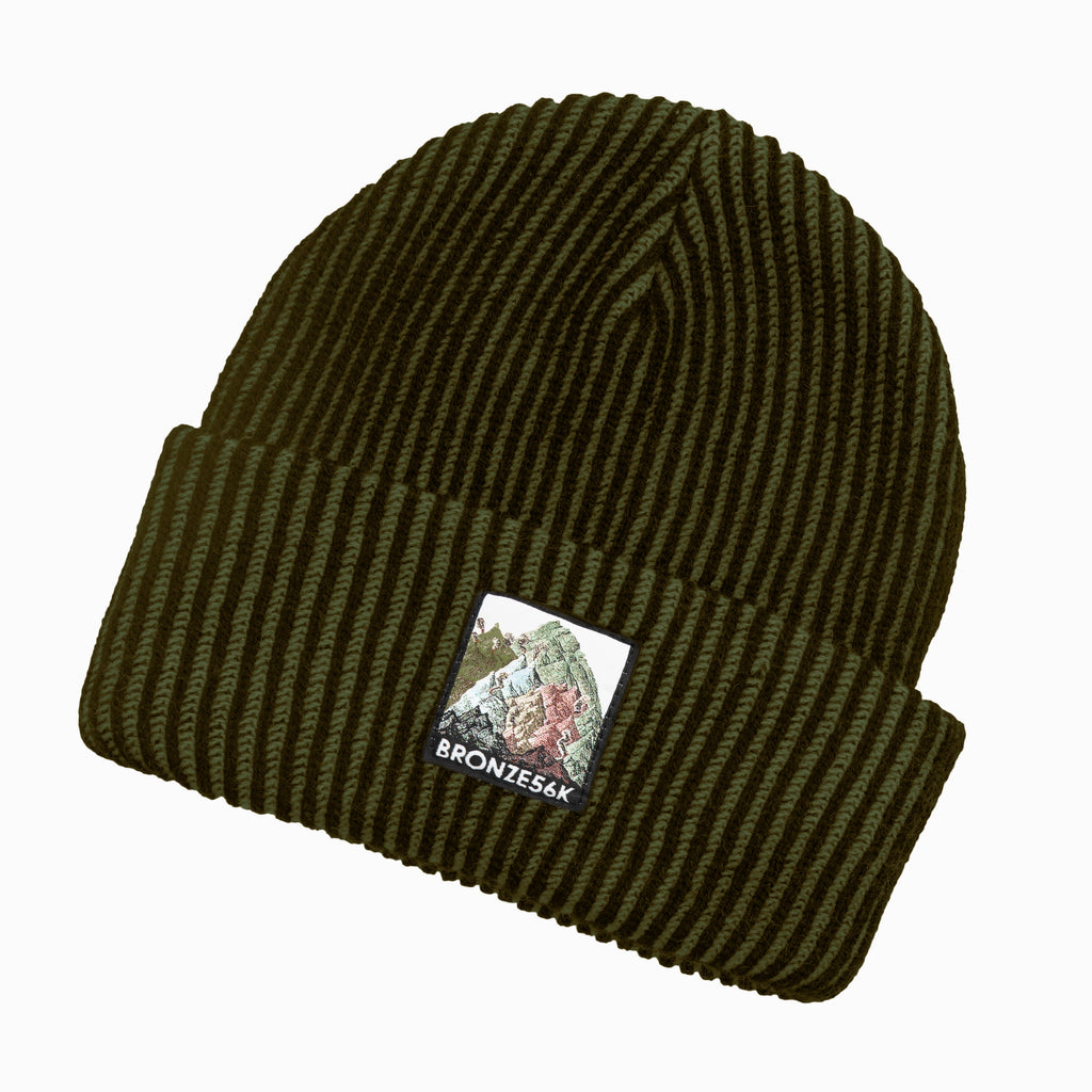 最高級 FLAME 新品BRONZE56K BEANIE ブロンズ ビーニー 赤 RED 帽子