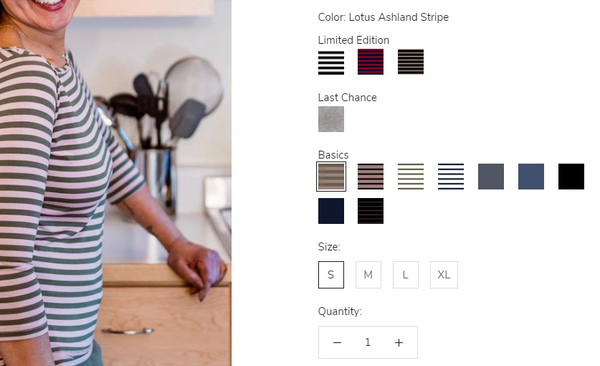 Shopify Color Variant Segments