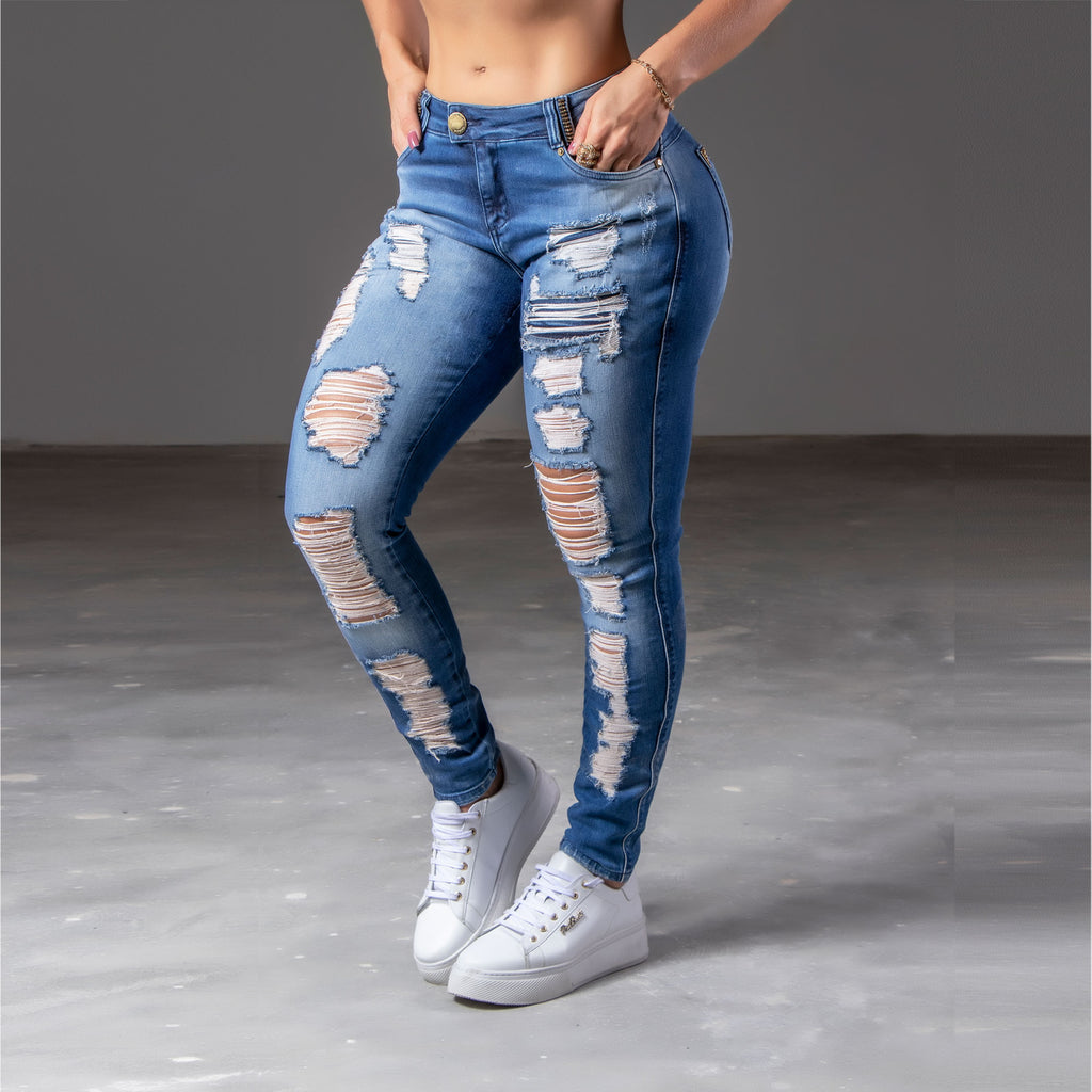 distressed skinny jeans ladies