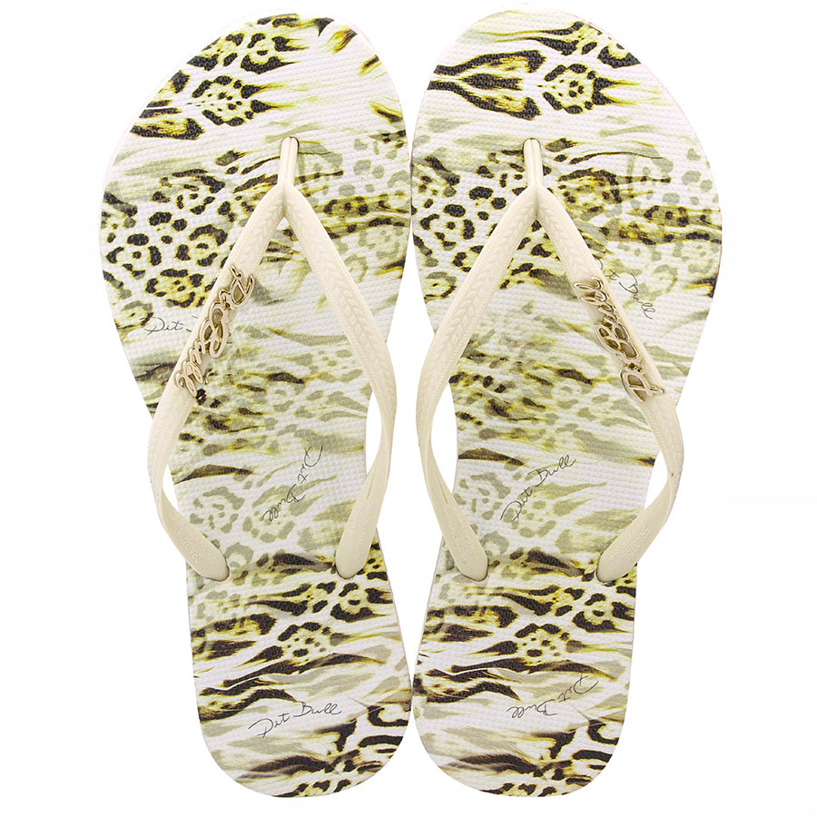 animal print flip flops womens