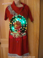 diy ugly christmas dress