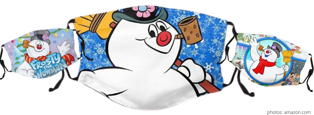 frosty the snowman facemasks