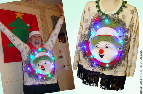 how to make a diy ugly christmas sweater