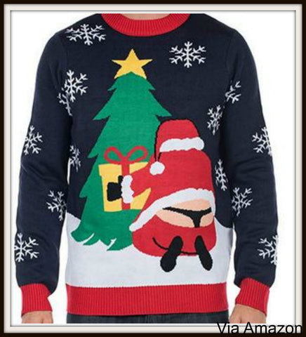 Naughty Christmas Sweaters for Men and Women. Ugly Christmas Sweater ...