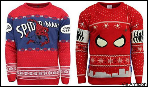 superhero christmas sweaters