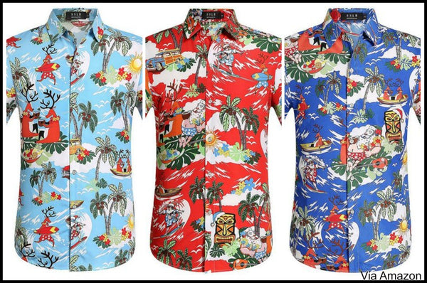 Hawaiian Christmas Shirts for Men and Women! Mele Kalikamaka! – My Ugly ...