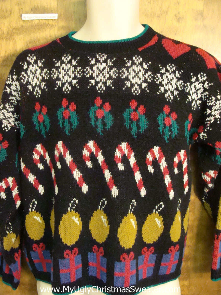 Crazy Holiday Decorations Patterned Ugly Sweater for Xmas – My Ugly Christmas Sweater