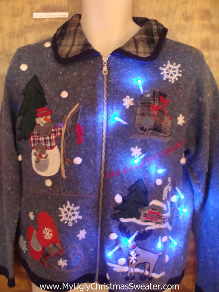 light up christmas hoodie