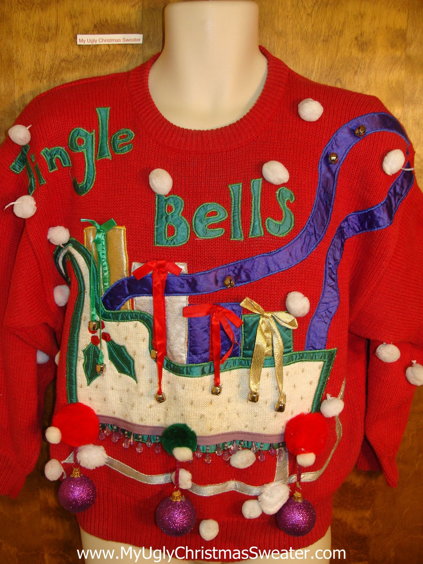Cheesy Jingle Bells 3D Ugly Xmas Sweater – My Ugly Christmas Sweater