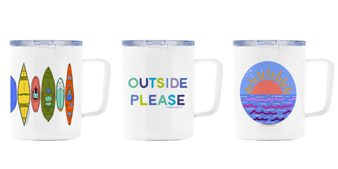 Camp Mugs from Compass Paper Co