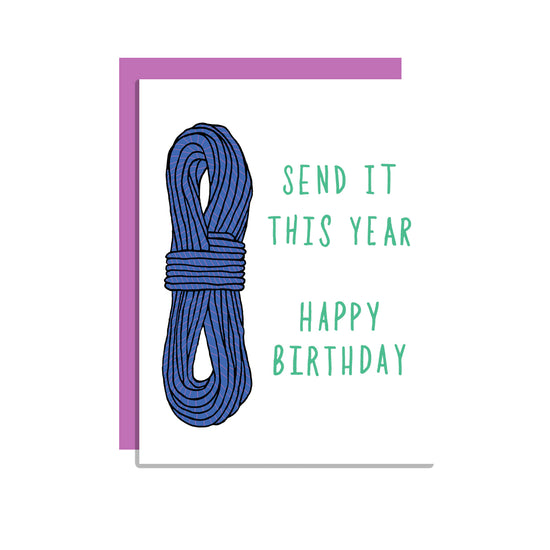 Lavender Happy Birthday Greeting Card $5.00