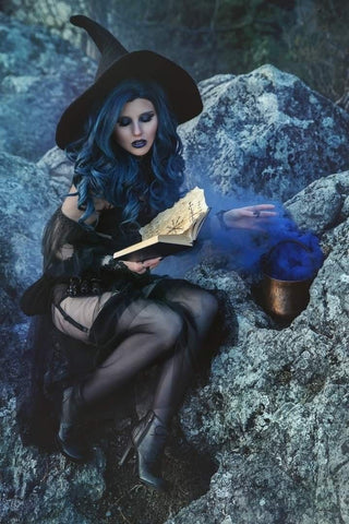 witch smoke bomb cauldron