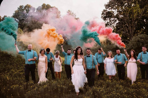 wedding smoke grenades