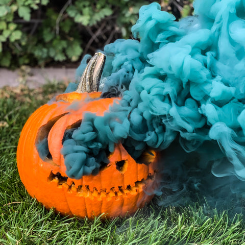 smoke bomb pumpkin