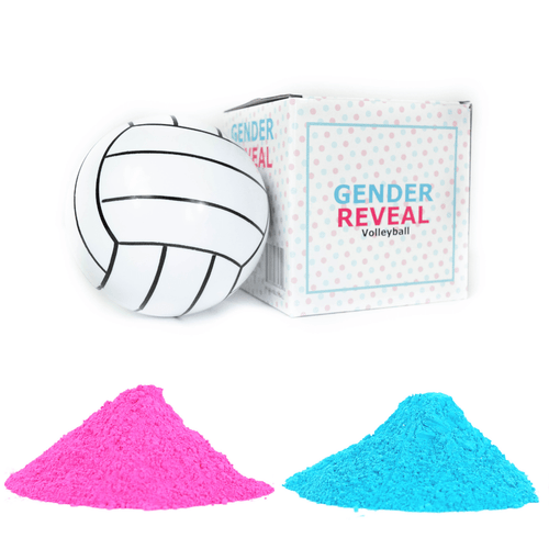 Gender Reveal Volleyball Kit - Exploding Holi Powder Ball Sports