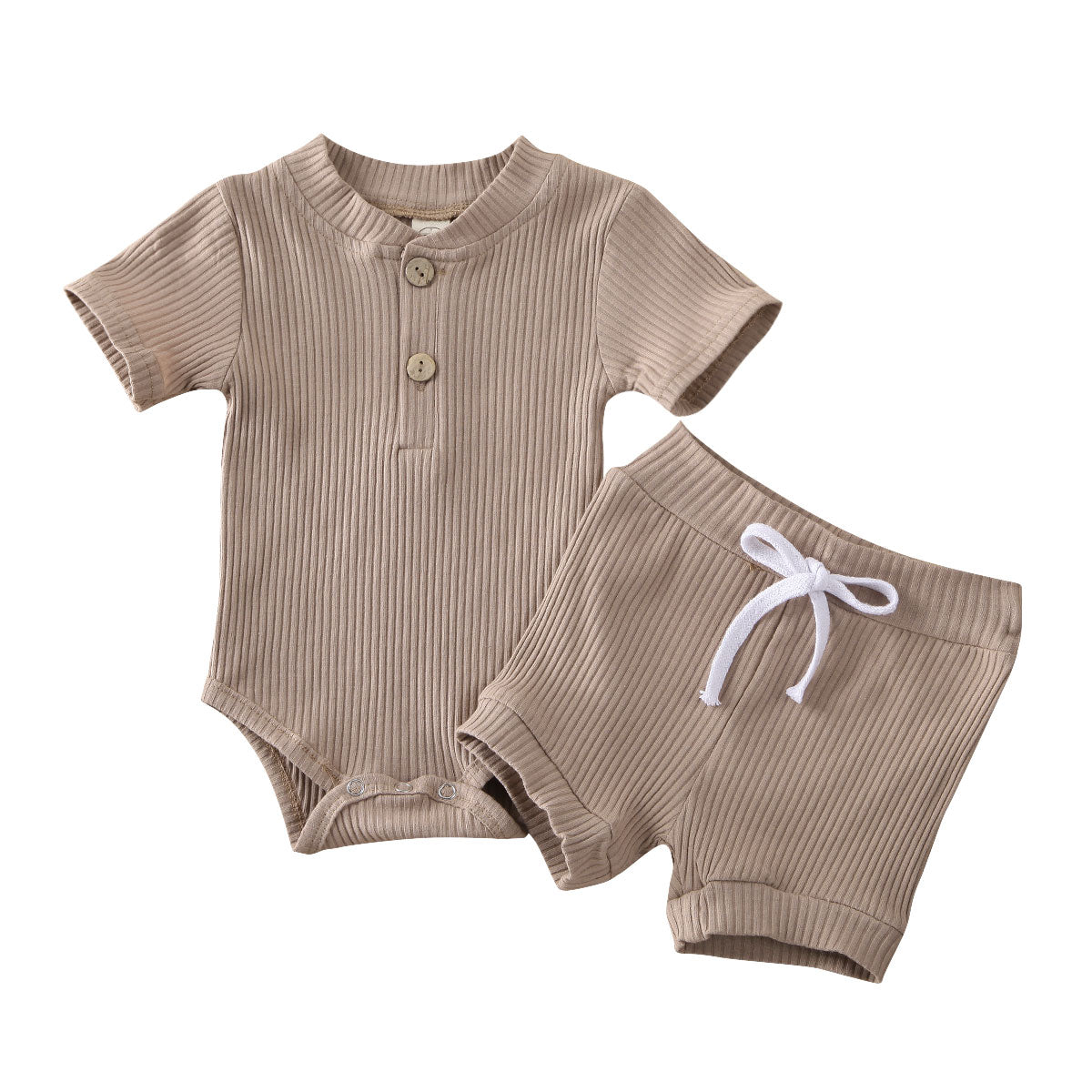 0-24M  Newborn Kid Baby Boy Girl Clothes  Romper Bodysuit Shorts Outfits Summer Set