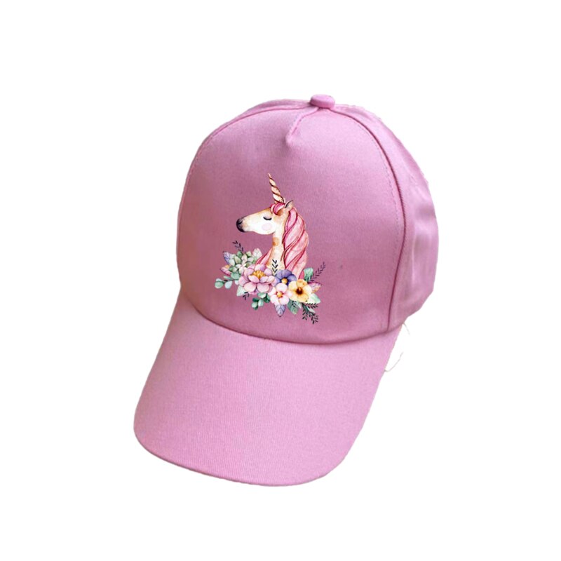 baby girl unicorn hat cap accessories for 2-8 year girls unicorn rainbow baseball cap casquette summ