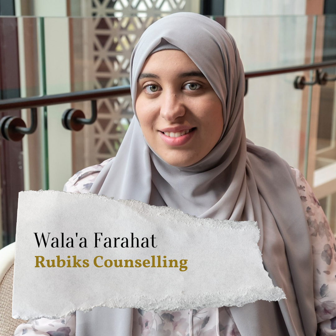 Wala'a Farahat - Co founder of Rubiks Counselling