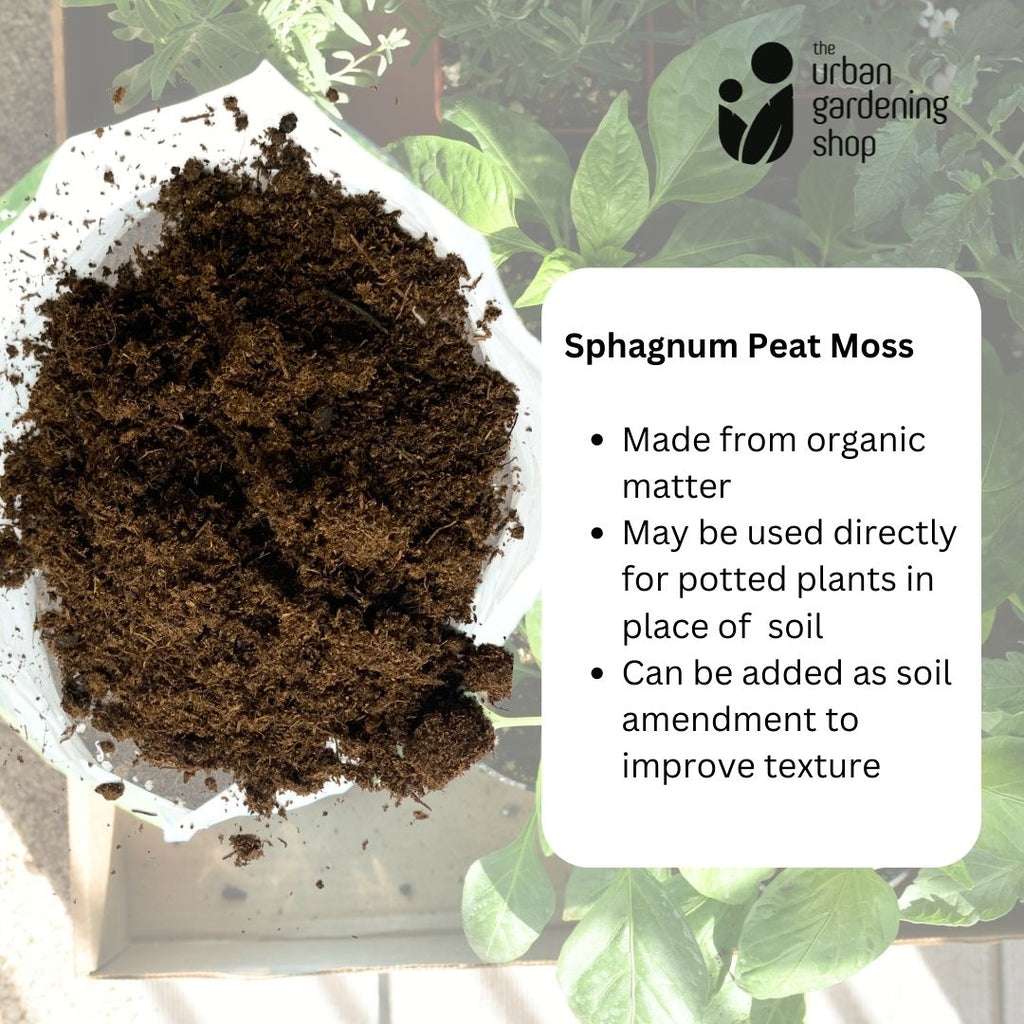 SPHAGNUM PEAT MOSS Premium Potting Soil Substitute – The Urban ...