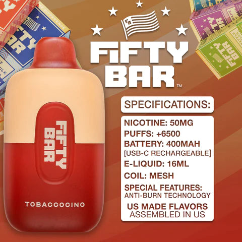 fifty Bar vape