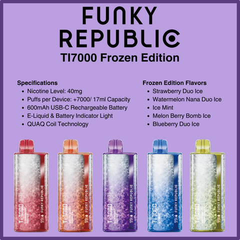Funky Republic TI7000 Specs